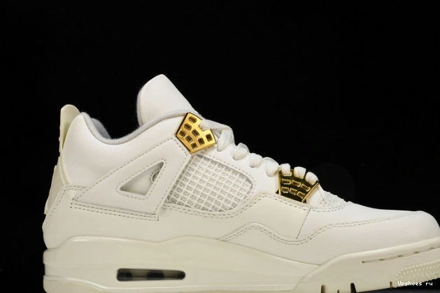 Metallic Jordan 4 Gold AQ9129-170 Retro 0404